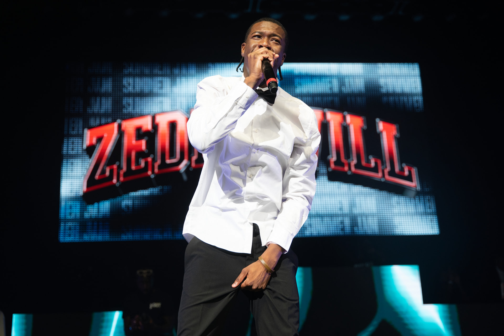 Zeddy Will on the mic
